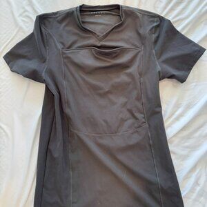 Grey Men’s V-Neck Scrub Top by FIGS